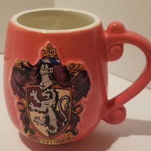 Coral colored Harry Potter Gryffindor Mug